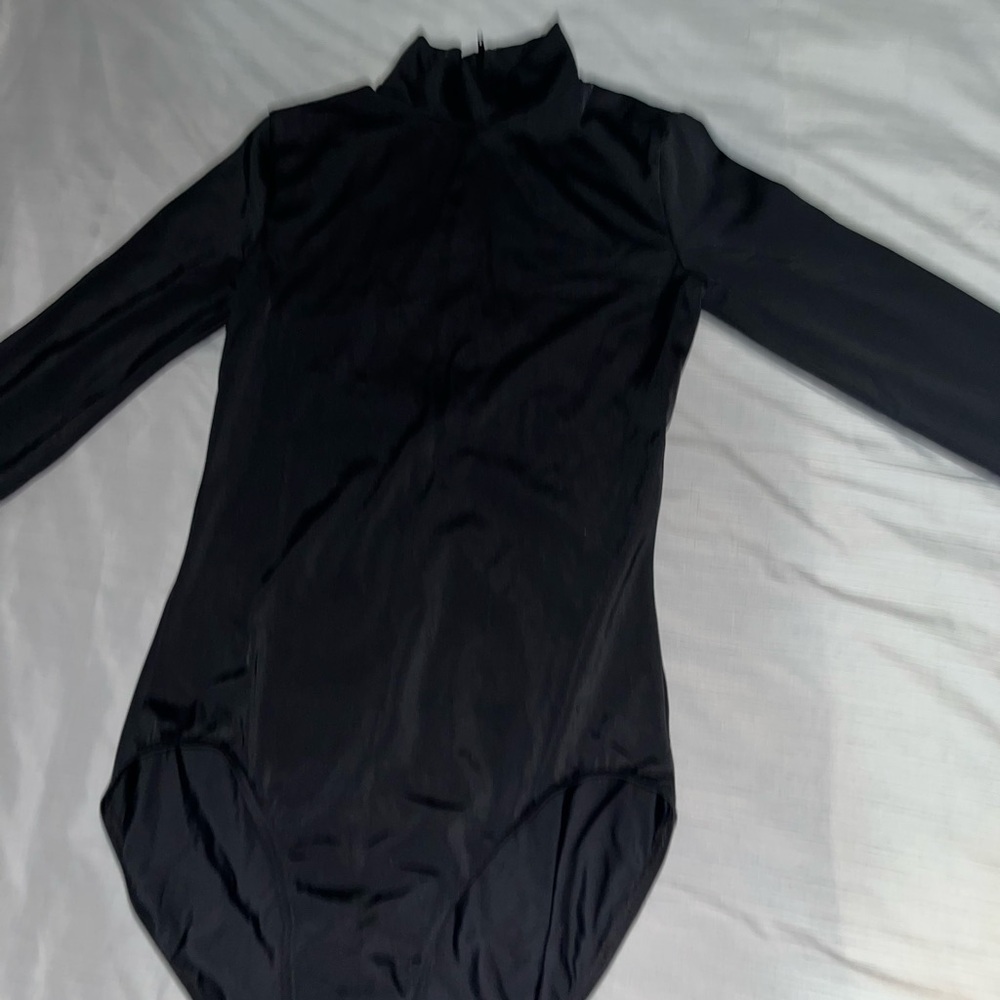 Black Long Sleeve Bodysuit